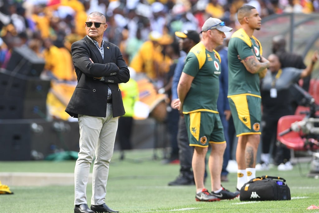Kaizer Chiefs coach Cavin Johnson during the DStv Premiership match between Kaizer Chiefs and Orlando Pirates at FNB Stadium on November 11, 2023 in Johannesburg, South Africa.