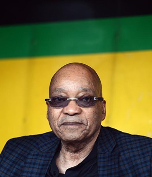 President Jacob Zuma at the Congress of SA Students’ Learn Without Fear convention rally at Orlando Stadium on Friday in Soweto, where he addressed the student organisation’s members
PHOTOs: Leon Sadiki 

