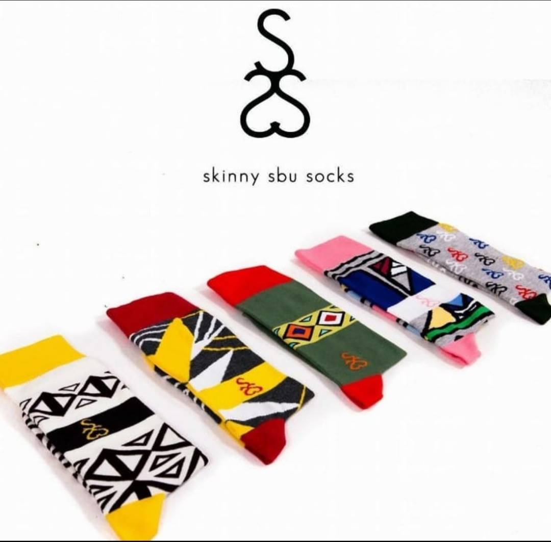 Skinny Socks by Sbusiso Ngwenya. Photo: Instagram