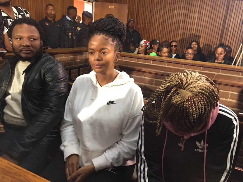 Dr Nandipha Magudumana (middle) and her co-accused couldn't believe their ears when their  case was postponed for bail application.                  Photo by Joseph Mokoaledi 