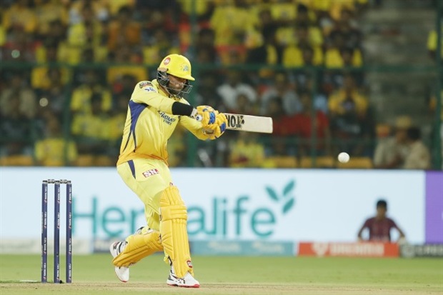 <p><strong>Clobbering Conway sets up CSK's win over RCB as Faf, Maxwell's blistering knocks in vain&nbsp;</strong></p><p>Another day, another high-scoring thriller in the IPL as Chennai Super Kings won their Monday night clash against Royal Challengers Bangalore by 8 runs.</p><p>Chasing 227 to win, RCB were in contention thanks to a fantastic partnership between Glenn Maxwell (76 off 36) and Faf du Plessis (62 off 33) as the pair put on 126 for the third wicket in just over 10 overs.</p><p>While the pair fell in quick succession, Dinesh Karthik (28) kept RCB in with a shout, but ultimately, it was a bridge too far for the home side as they ended on 218/8.&nbsp;</p><p>Tushar Deshpande's 3/45 was the best bowler for CSK.</p><p>Earlier, MS Dhoni's team ended on 226/6 in their 20 overs after they were asked to bat first.&nbsp;</p><p>That score was largely driven by Devon Conway, who blasted 83 off 45 balls.</p><p>He received excellent support from Ajinkya Rahane (37 off 20) and Shivam Dube (52 off 27).</p><p>Mohammed Siraj was the pick of the RCB bowlers, finishing with 1/30 in his four overs.&nbsp;</p><p><strong>Scores in brief:</strong></p><p><strong>CSK 226/6 </strong>(Conway 83, Rahane 37, Dube 52)</p><p><strong>RCB 218/8 </strong>(Maxwell 76, Du Plessis 63, Deshpande 3/45)</p>&nbsp;
