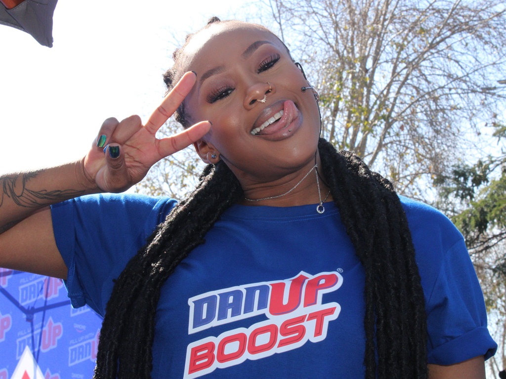 Bontle Modiselle during DanUp Boost Camp at Maponya Mall.