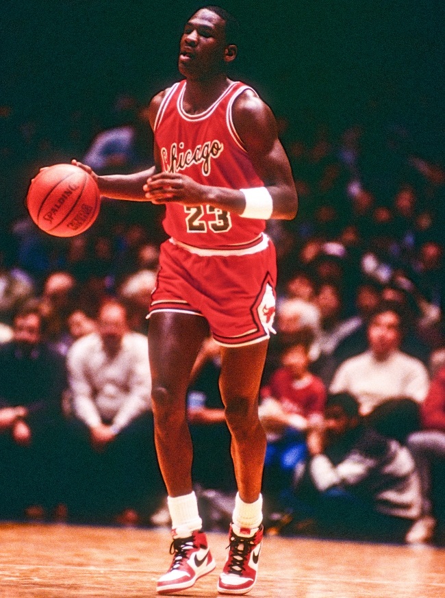 Basketball icon Michael Jordan wore this Air Jorda