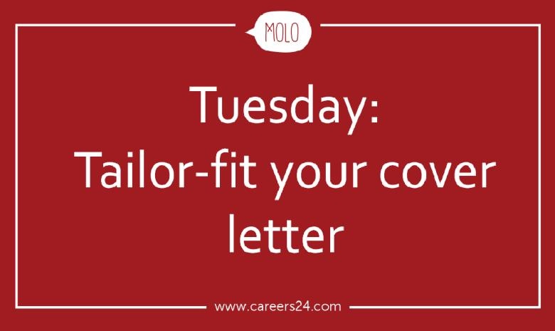 Writing a tailored cover letter, is the next step to landing a new gig (Careers24.com)