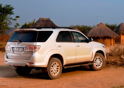KING OF AFRICA: Restyled 17-inch wheels look good. New light-clusters less so…<a href=" http://www.wheels24.co.za/Galleries/Image/Toyota/2011%20Fortuner" target="_blank"> Image gallery</a>