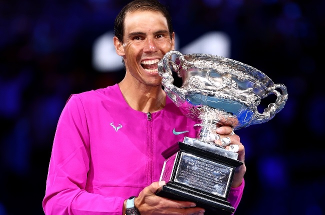 Rafael Nadal made history when he won his 21st Grand Slam title. (PHOTO: Getty Images)