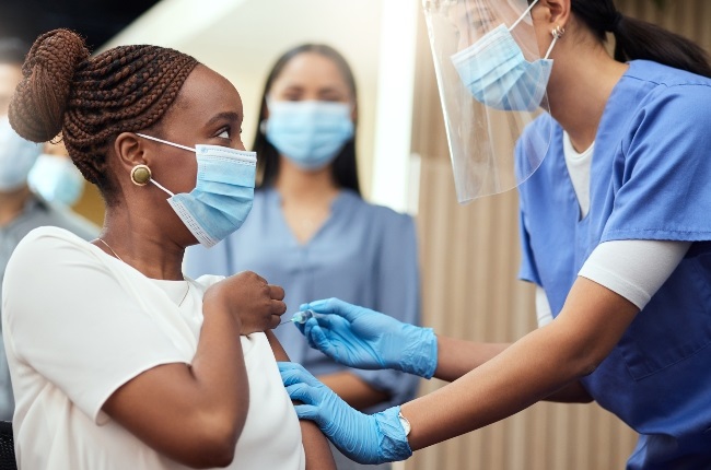 According to the findings from the University of Johannesburg and the Human Sciences Research Council, the black population was more accepting to be vaccinated. Photo: Getty Images