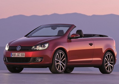 CRUISING: Volkswagen's new Golf cabriolet will make its debut at the Johannesburg auto show. 