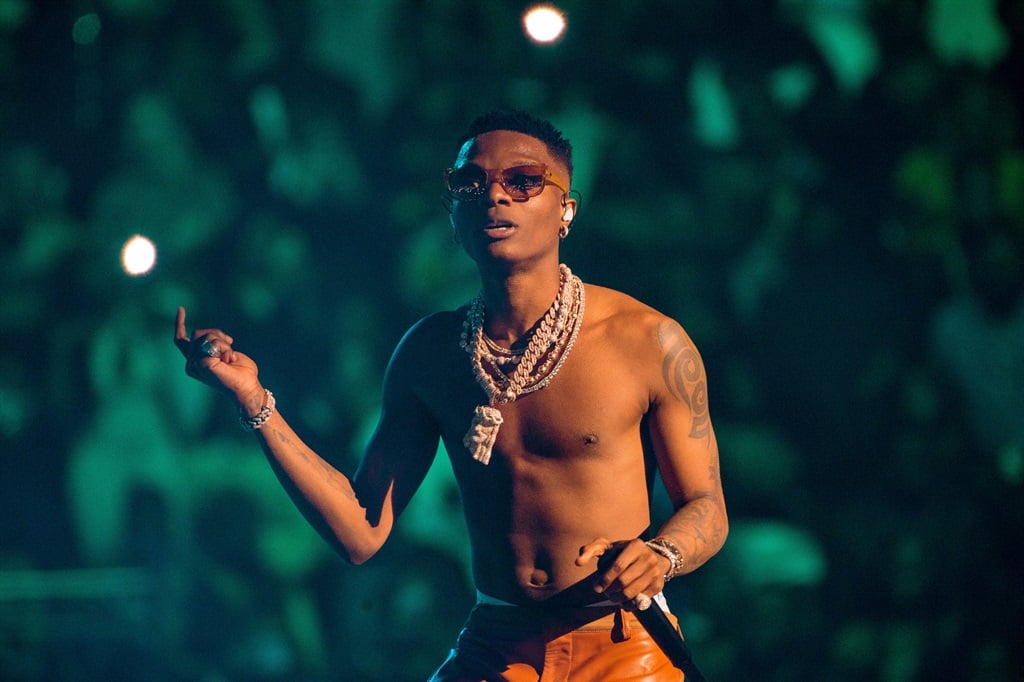 Wizkid performs at The O2 Arena in London, England.  (Photo by Joseph Okpako/WireImage)