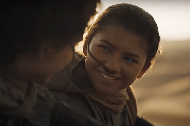 Zendaya as Chani in Dune: Part Two.