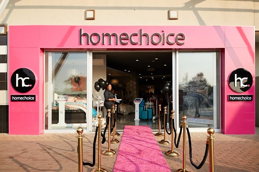 A HomeChoice showroom in Soweto. 
