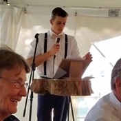 Bride's brother delivers cringeworthy and sentimental speech at her wedding
