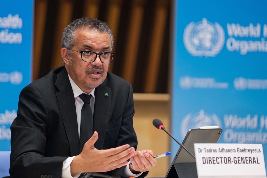 World Health Organisation Director-General Tedros Adhanom Ghebreyesus.