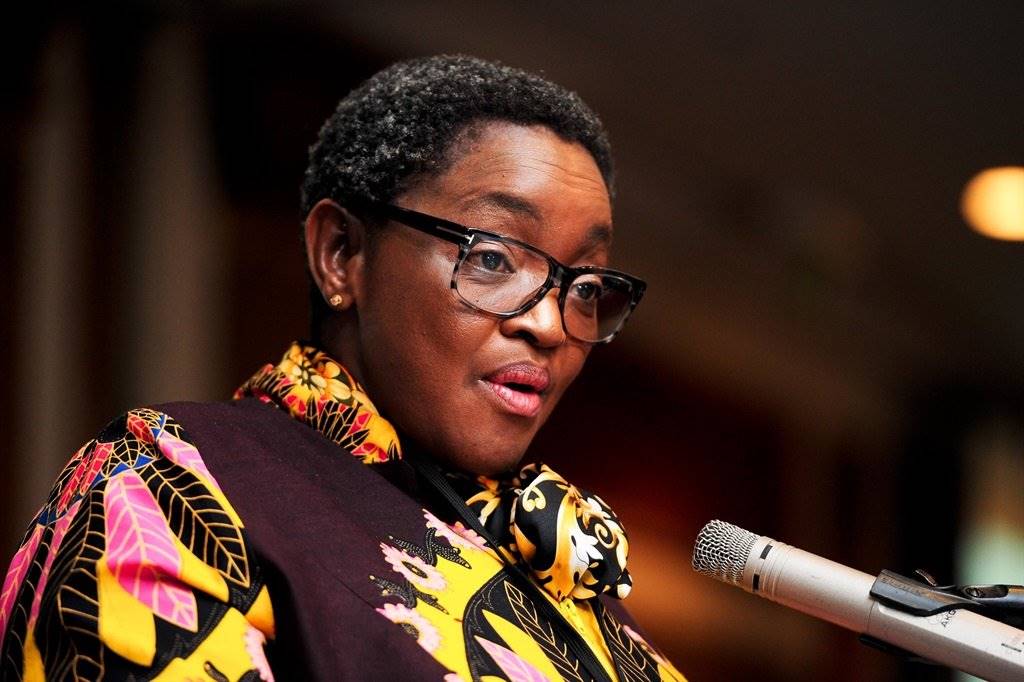 Bathabile Dlamini, voormalige minister van maatskaplike ontwikkeling. Foto: GCIS
