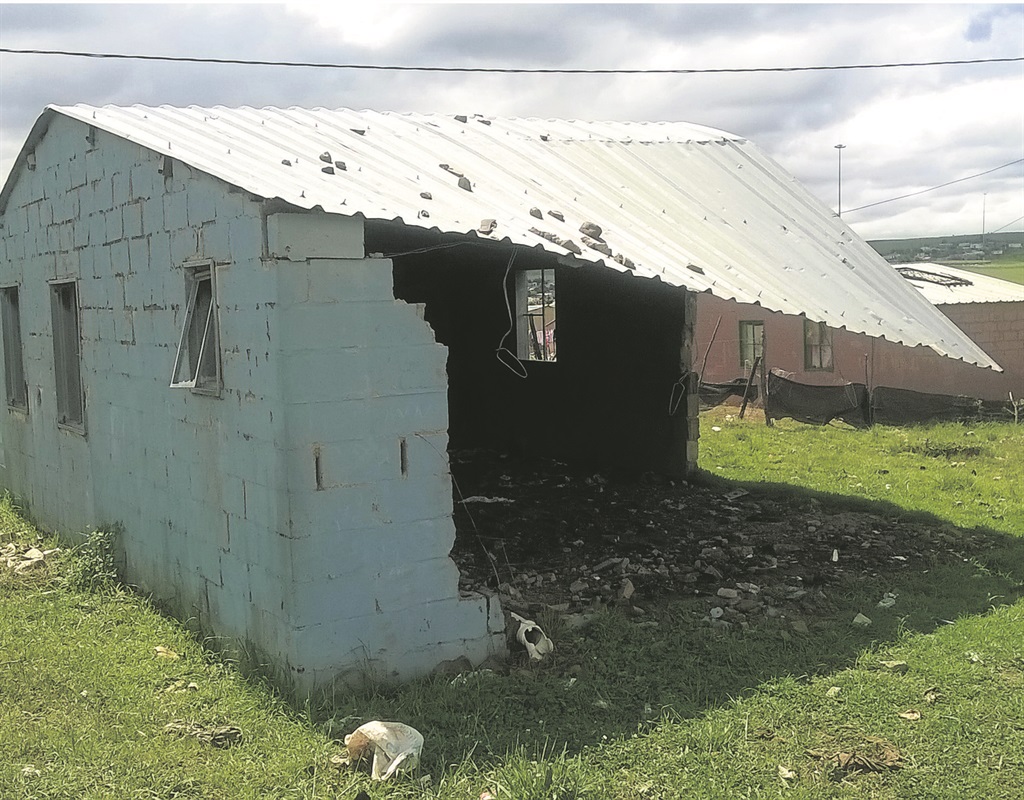 One of the houses which is a hideout for criminals in Bhekela location.            Photo by Kapa ka Majola 