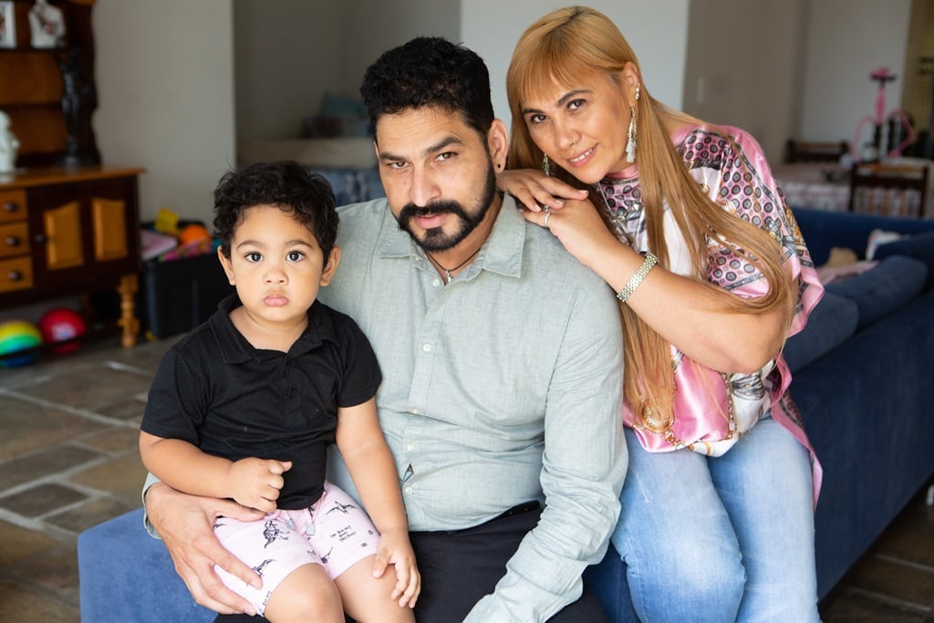 Aisha and Wasim Younas, seen here with their youngest son, Ayan, started their TikTok profile two years ago and have amassed millions of views and likes since then. (PHOTO: Misha Jordaan)