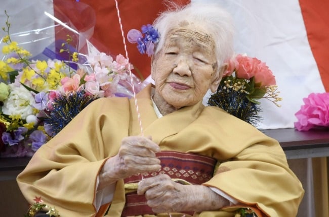 Kane Tanaka celebrated her 119th birthday on 2 January (PHOTO: Kyodo/via REUTERS)