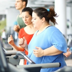 Exercising on treadmill - iStock