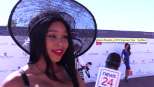 We caught up with Minnie Dlamini at the Royal Salute Polo Cup