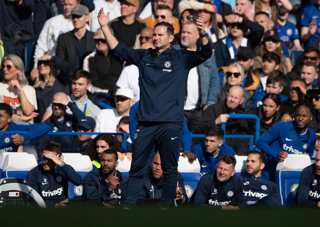 Lampard succeeded Graham Potter in April but has taken just four points from his eight Premier League games.