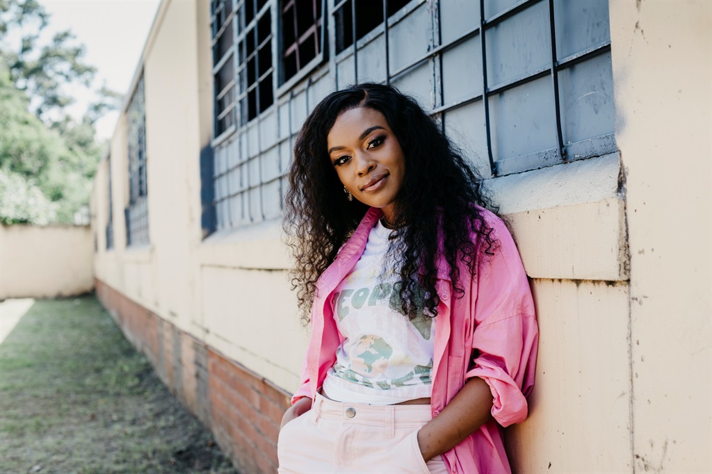 Nomzamo Mbatha back home in KwaMashu township. Image supplied by Cotton On Foundation