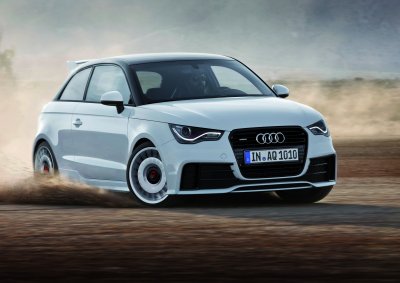 <b>HOT JUNIOR HATCH:</b> The flagship Audi A1 quattro is powered by a 188kW 2.0TFSI engine - that's the same power output as cousin VW's potent Golf R.