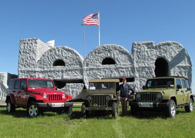 <b>RETURN OF THE WILLYS:</b>  Owner Vittorio Argento brought his 70-year-old Jeep home to the Jeep plant in Toledo, Ohio, all the way from Italy. <i>Image: Chrysler</i>