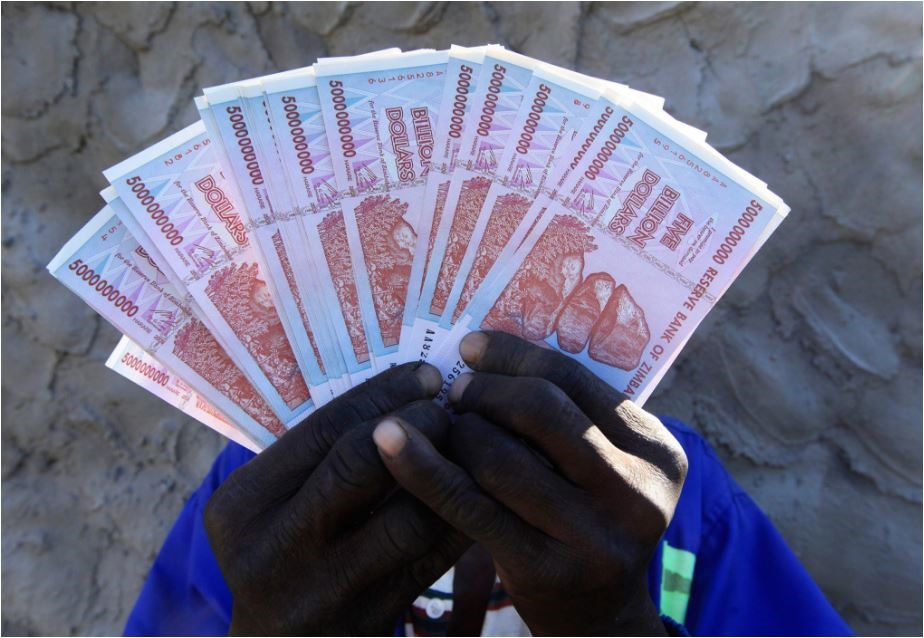 The old and defunct Zimbabwean dollar Picture: Tsvangirayi Mukwazhi/AP Photo