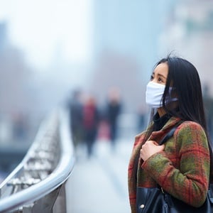 Air pollution poses a risk for unborn babies. 