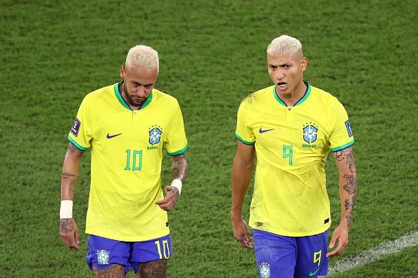 Richarlison (right), who has failed to register an international goal since the 2022 FIFA World Cup in Qatar, will seek psychological help after breaking down in tears during a recent match.