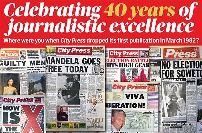 City Press celebrates 40 years of journalistic excellence.