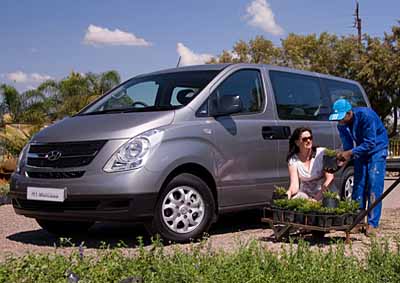 <b>GO GARDENING:</b> Hyundai's new H1 Multicab is a multi-tasker, too. Take it to the nursery - or head out on a family camping trip.