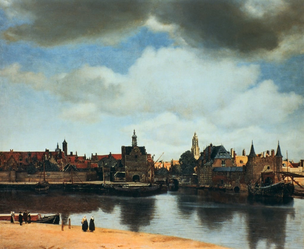 Johannes Vermeer, 'View of Delft, Netherlands, after the fire', c1658. (Photo by Art Media/Print Collector/Getty Images)
