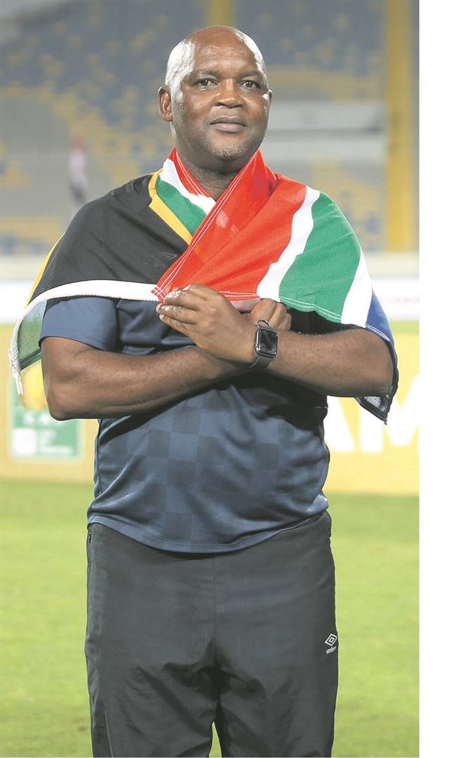 Al Ahly head coach, Pitso Mosimane. Photo by BackpagePix.