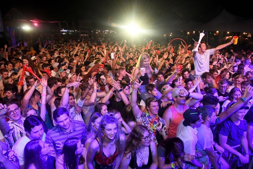 Revelers at a previous Rage festival.
