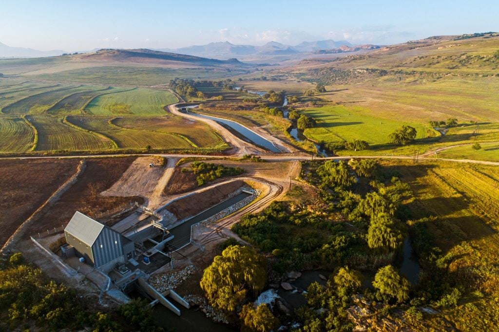 Red Rocket's Kruisvallei Hydro hydroelectric plant in the Free State. 