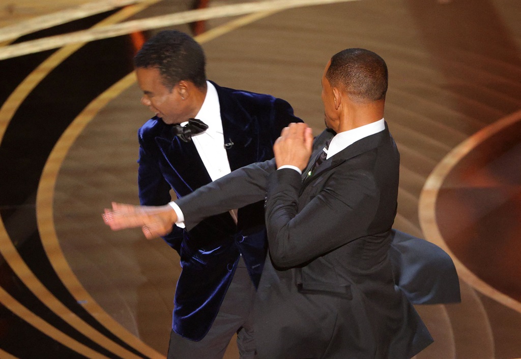 The moment Will Smith slapped Chris Rock. Photo: Brian Snyder/Reuters