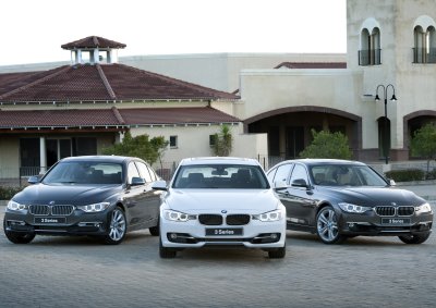 <b>THREE-PRONGED ATTACK:</b> The all-new BMW 3 Series shown (from left) in Modern, Sport and Luxury lines. <a href="http://www.wheels24.co.za/Multimedia/Manufacturers/BMW/2012-BMW-3-Series-20120314" target="_blank">Image gallery</a>