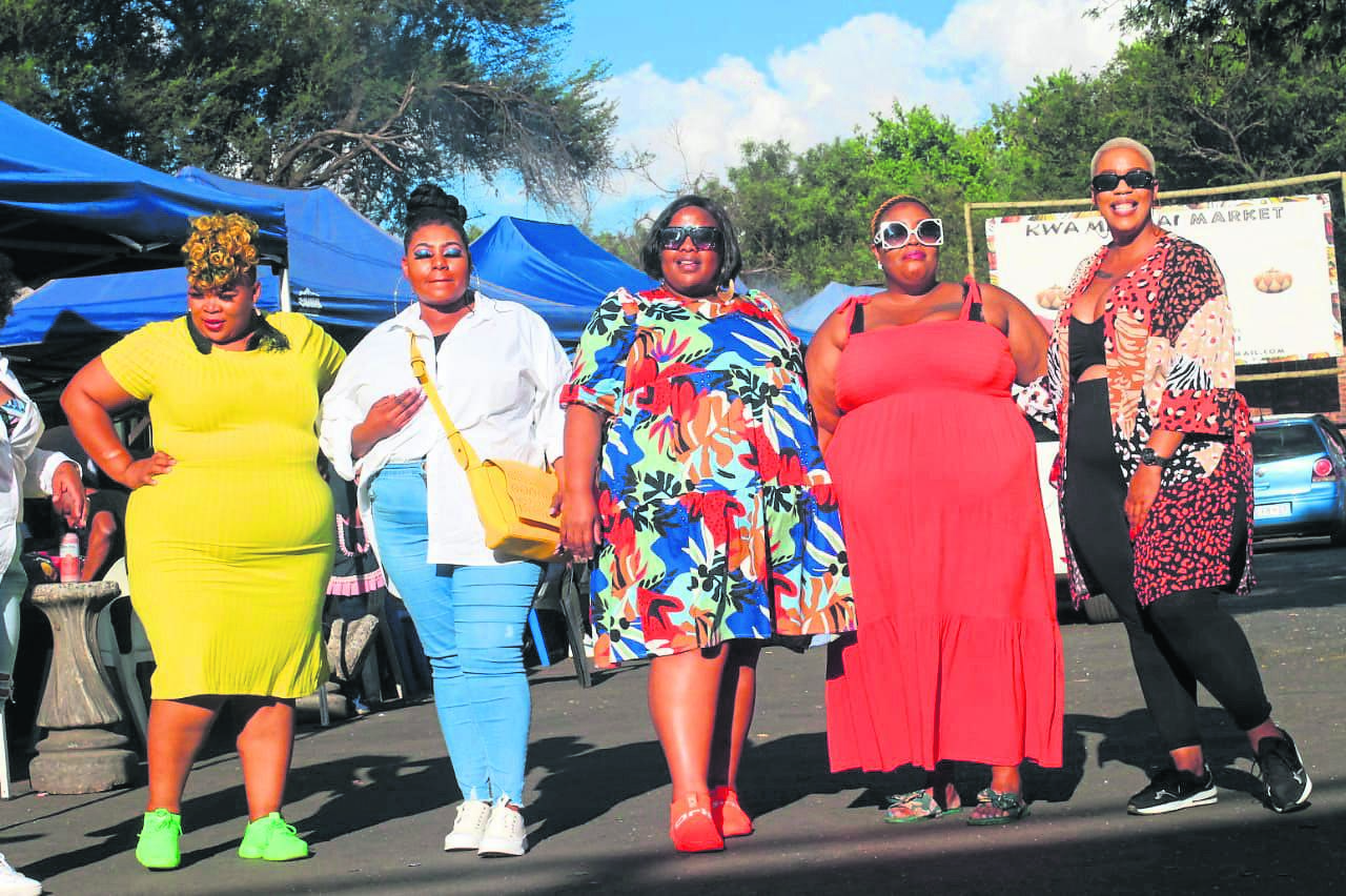 Sibongile Mazibuko, Mandlakazi Buti, Neo ‘Nene’ Maboya, Innocentia Barbie and Olwethu Johnson preach body positivity.