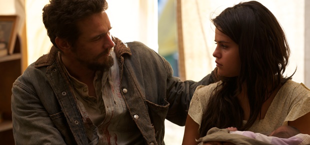 James Franco and Selena Gomez in Dubious Battle. (Times Media Films)