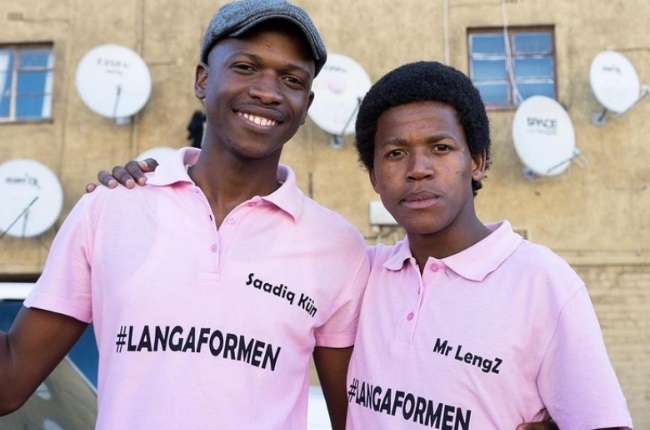 Siyabonga Khusela (left) and Luyolo Lengisi started Langa for Men to combat gender-based violence. (PHOTO: Supplied)