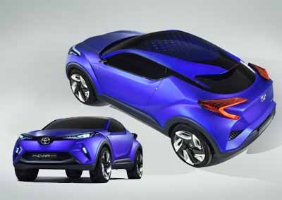 <b>RADICAL C-HR CONCEPT FOR PARIS:</b> Toyota's radical C-HR concept will make its debut at the 2014 Paris auto show. <i>Image: Toyota</i>