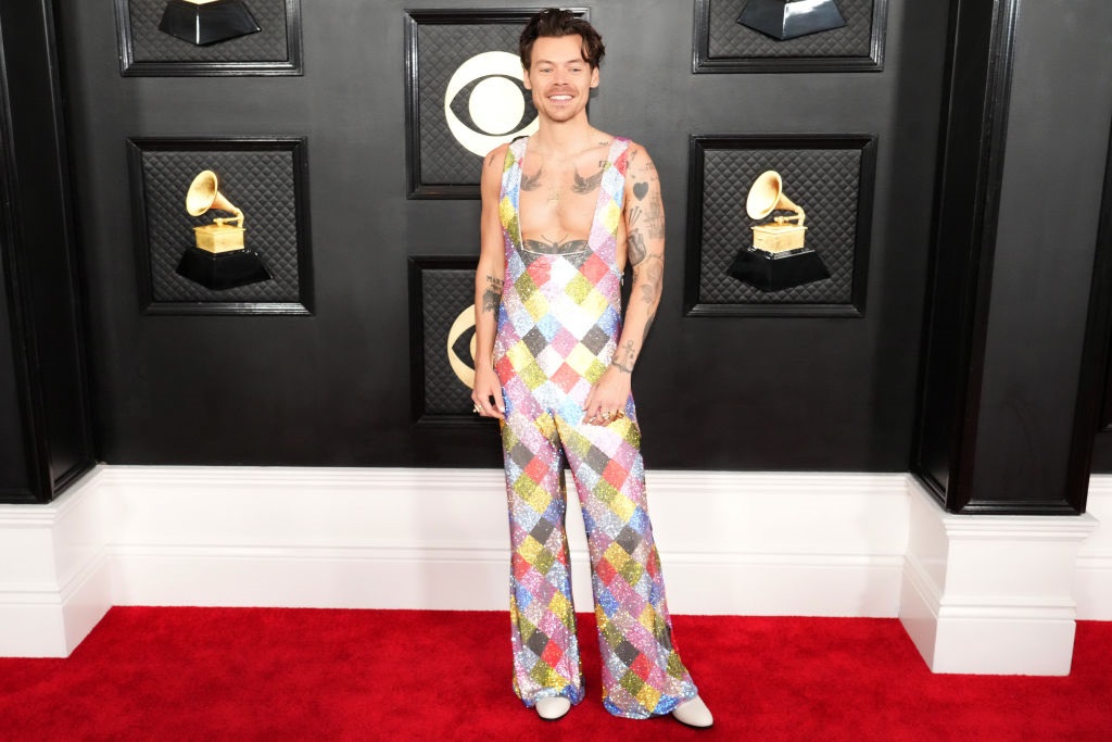 Harry Styles attends the 65th Grammy Awards in Los