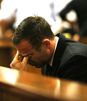 Olympic athlete Oscar Pistorius has been found guilty of murdering his girlfriend Reeva Steenkamp in February 2013, after a South African appeals court overturned an earlier culpable homicide verdict. Picture: Alon Skuy/The Times-Pool/Gallo Image/Get