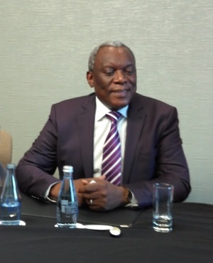 Siyabonga Cwele, minister of telecommunications and postal services, at a Telkom event in Sandton. (Gareth van Zyl, Fin24)