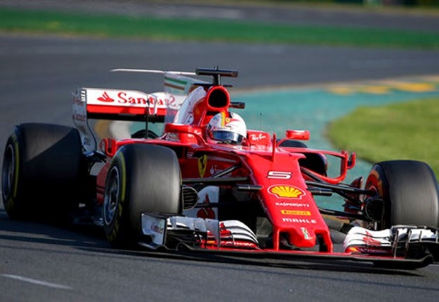 Ferrari's Sebastian Vettel dominated in Melbourne to grab his first victory of season at the 2017 Australian GP.