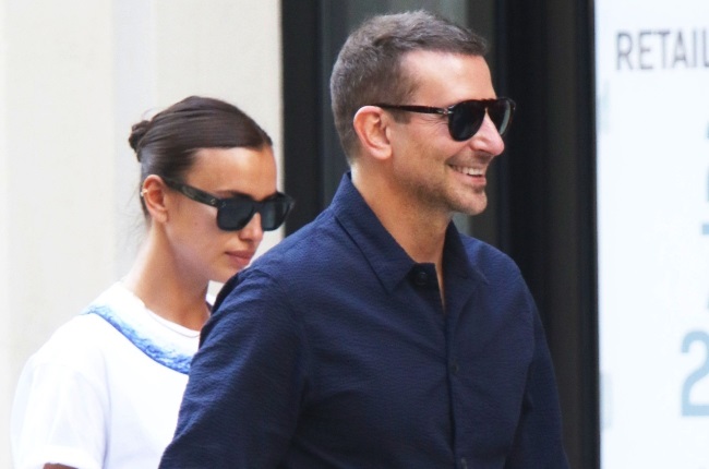 Former couple Bradley Cooper and Irina Shayk remain close. Here they were seen together in New York in June. (PHOTO: Getty Images)