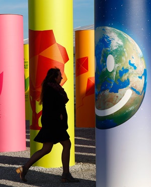 The Climate Generations Areas at the COP21, United Nations Climate Change Conference, in Paris. (Francois Mori, AP)