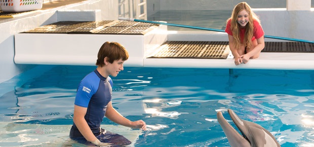 Nathan Gamble and Cozi Zuehlsdorff in Dolphin Tale 2 (Relativity Media)