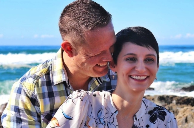 Werner de Jager with his wife, Liezel, who was found murdered earlier this month. (PHOTO: Facebook/Liezel de Jager)